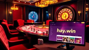Engage in exciting poker action at hay.win with luxurious casino visuals and high-stakes gameplay.