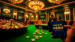 Experience thrilling gameplay on mk8th.net with vibrant casino visuals and high stakes excitement.