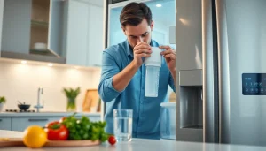 Waterdrop WF1CB Replacement for Frigidaire® PureSource WFCB being installed in a modern refrigerator