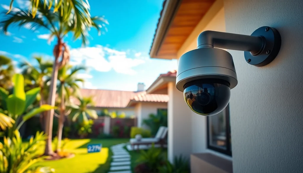 Cámaras de seguridad que brindan protección mejorada a los hogares en Guanacaste, Costa Rica.