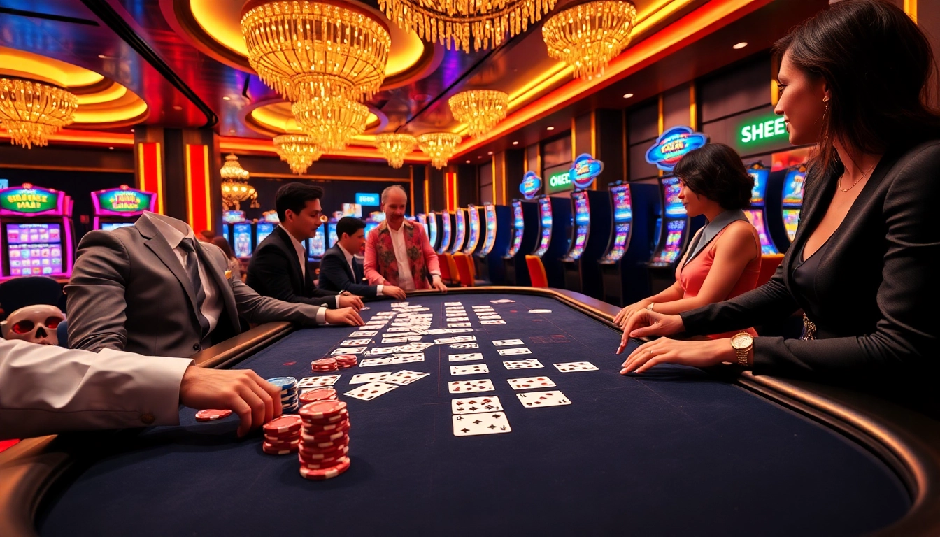 Experience thrilling gameplay at ONE88 com with luxury casino tables and engaging slot machines.