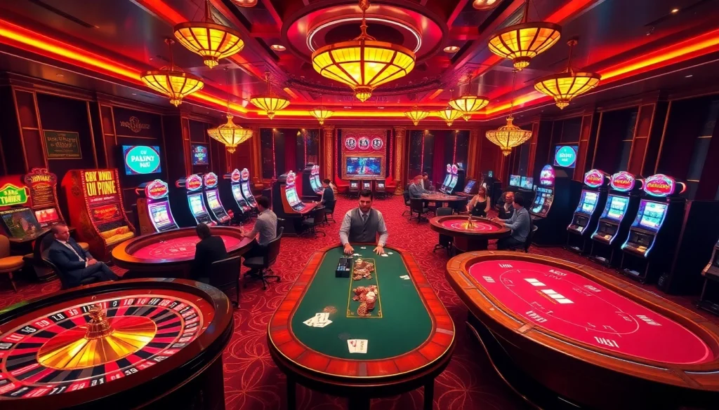 Engaging scene at trang chủ 88bet showcasing players enjoying casino games for ultimate fun.