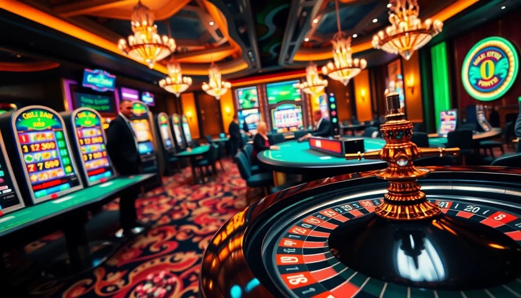 Experience luxury gaming excitement at https://luckywin.fan/ with vibrant slot machines and elegant tables.