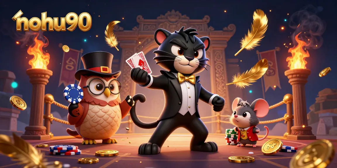 Nohu90 offers an exciting 3D casino experience with vibrant characters and dynamic gameplay elements.