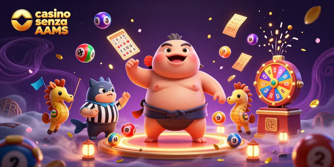Partecipa all'azione nei casinò senza AAMS con questa illustrazione vivace che cattura l'essenza del gioco.