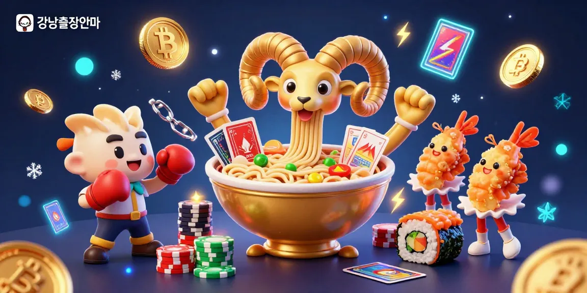 Experience exhilarating 강남출장안마 with action-packed characters in a vibrant casino scene featuring Bitcoin and Ethereum elements.