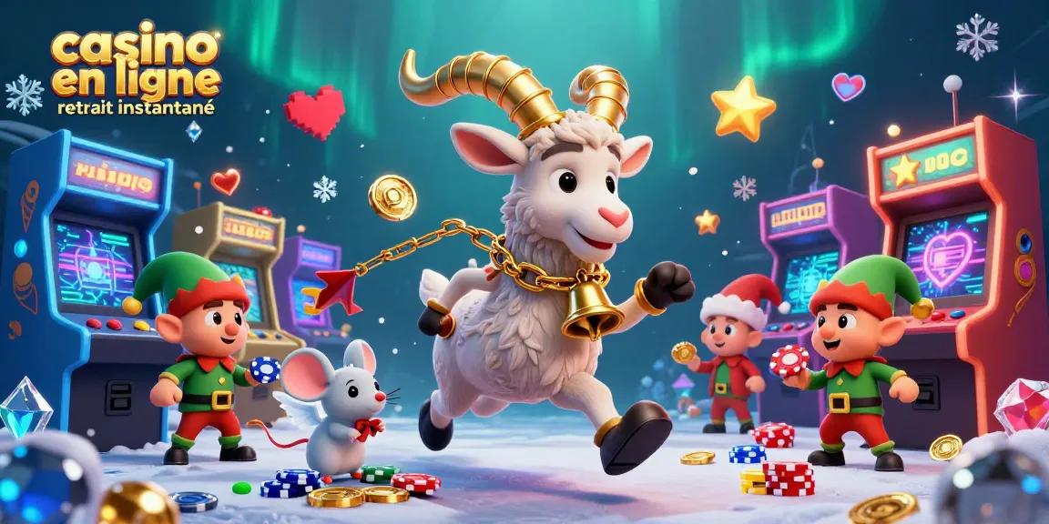 Jouez en toute sécurité au casino en ligne retrait instantané avec un Krampus amusant et des elfes voleurs de jetons.