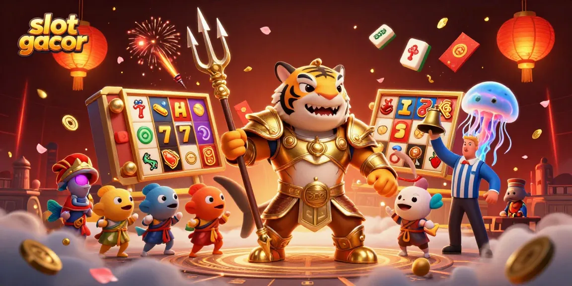 Experience exhilarating slot gacor action with our vibrant 3D underwater casino scene.