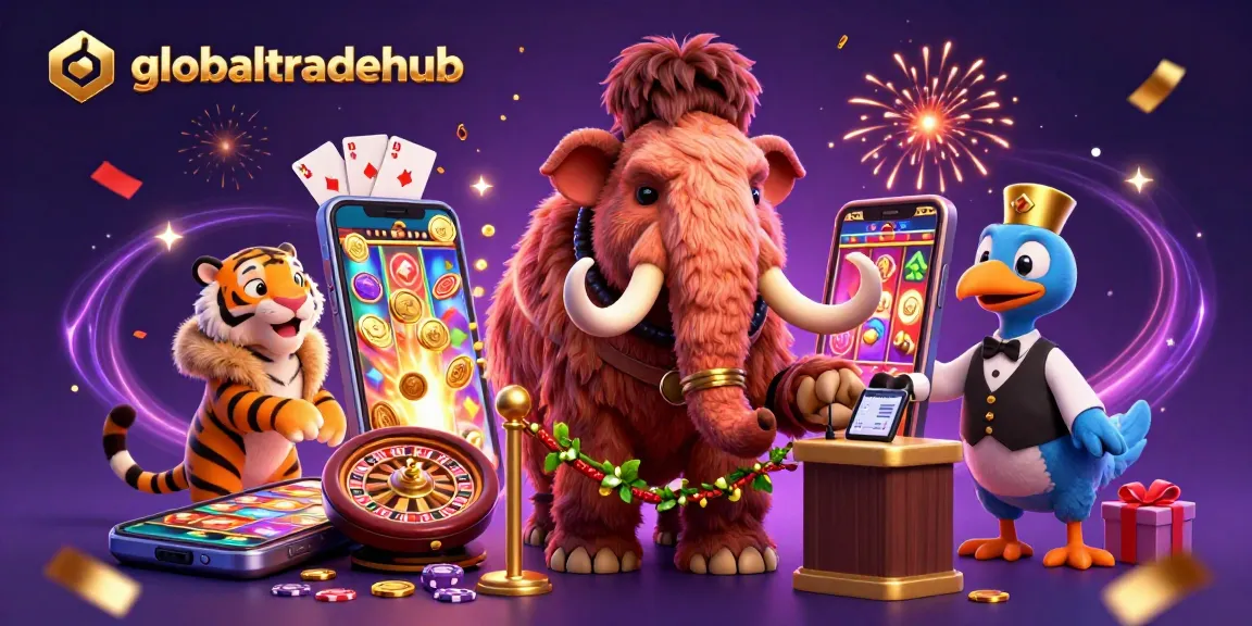 Experience thrilling gameplay at globaltradehub with dodo doorman and saber-tooth VIP enjoying casino action.