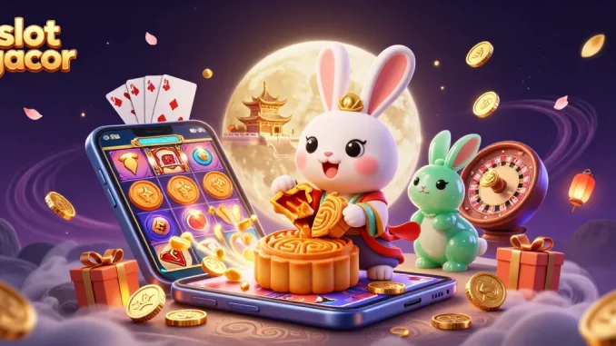 Experience thrilling slot gacor action with 3D characters enjoying vibrant gaming symbols and exciting casino elements.