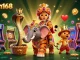 Experience exciting gameplay at japan168 with a vibrant casino scene featuring a maharaja and slot elements.