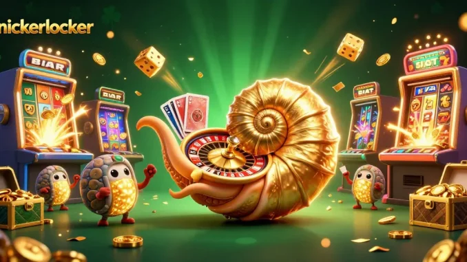 Spin the roulette with knickerlocker in this vibrant, dynamic casino scene filled with excitement.