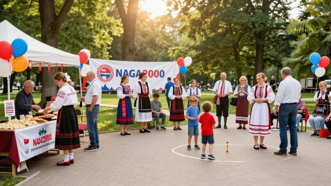 Polish community engagement at NAGA2000 showcasing culture and connections.
